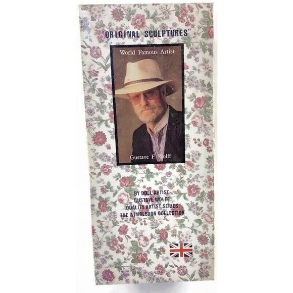 Gustave Wolff Janie Porcelain Doll Wimbledon Collection Original Box & COA 20" - Picture 3 of 12